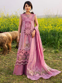 DQ-02 | 3 pc lawn | Dil e Raqsum 2026| Parishay - Portia Fabrics