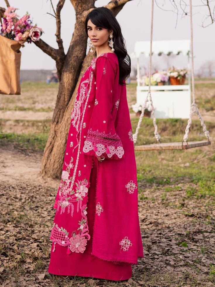 DQ-06 | 3 PC LAWN | Dil e Raqsum 2026| Parishay - Portia Fabrics