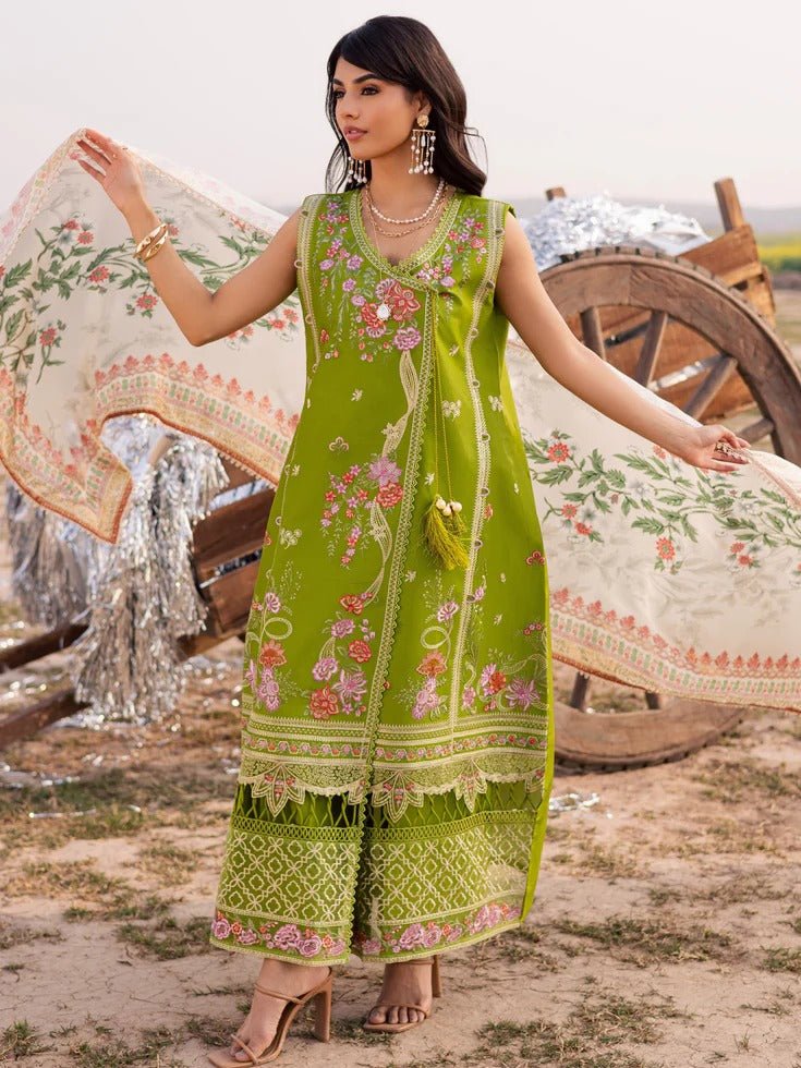 DQ-09 | 3 PC LAWN | Dil e Raqsum 2026| Parishay - Portia Fabrics