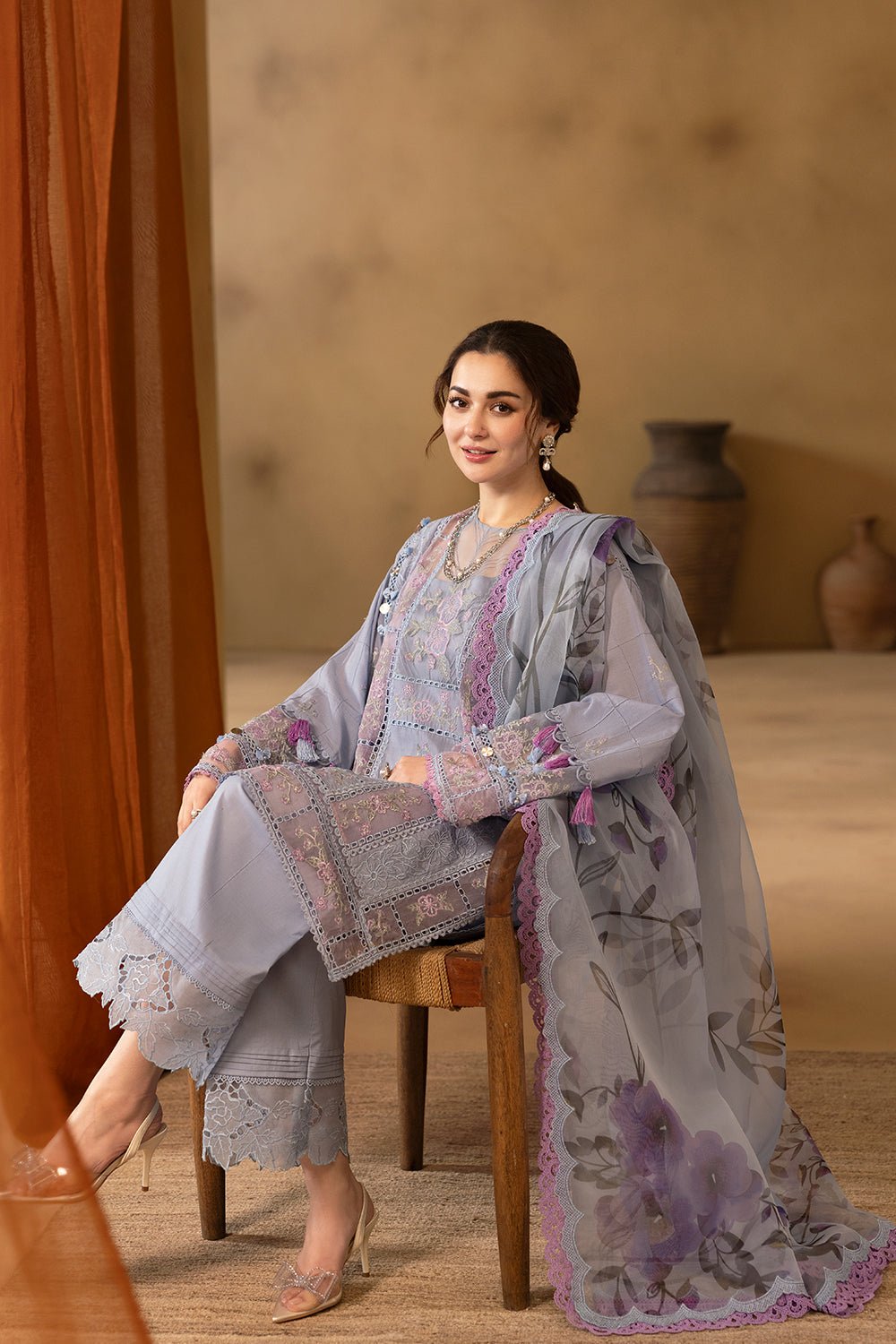 EDRINA-SRL25-03 I Luxury Lawn 25 I Saira Rizwan - Portia Fabrics