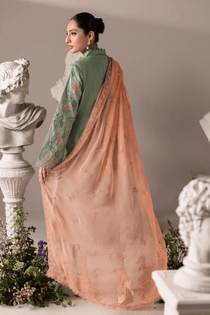 Embroidered Chiffon Dopatta 06 I Premium Edition I RajBari - Portia Fabrics
