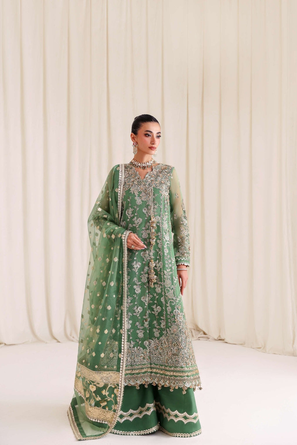 Emerald I Lunaire Festive 25 I Iriss - Portia Fabrics