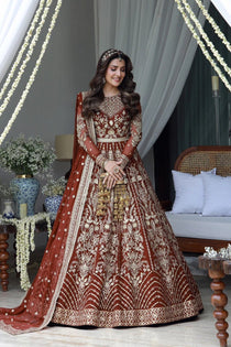 Eshaal I LUXURY HANDWORK Chiffon Collection I Gulmina - Portia Fabrics