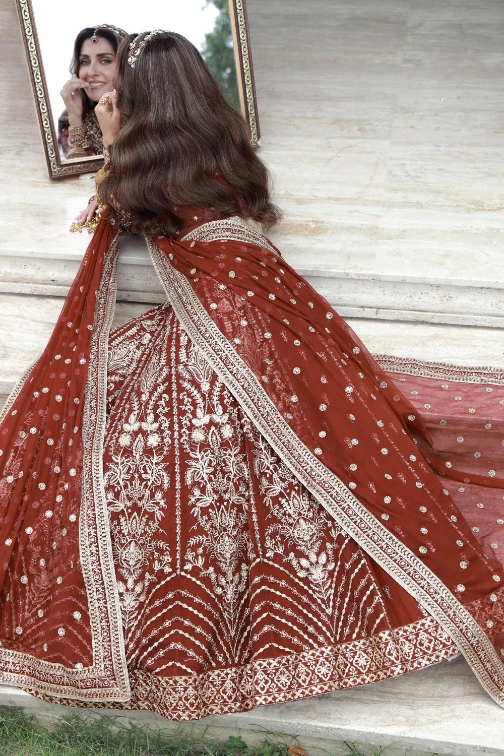 Eshaal I LUXURY HANDWORK Chiffon Collection I Gulmina - Portia Fabrics