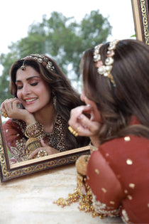 Eshaal I LUXURY HANDWORK Chiffon Collection I Gulmina - Portia Fabrics