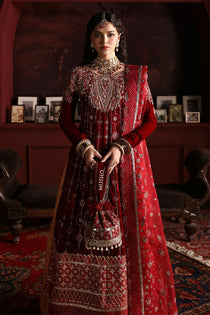 Farah MV23-08 | NILOUFER Velvet Edit '23 | Mushq - Portia Fabrics