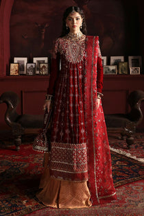 Farah MV23-08 | NILOUFER Velvet Edit '23 | Mushq - Portia Fabrics