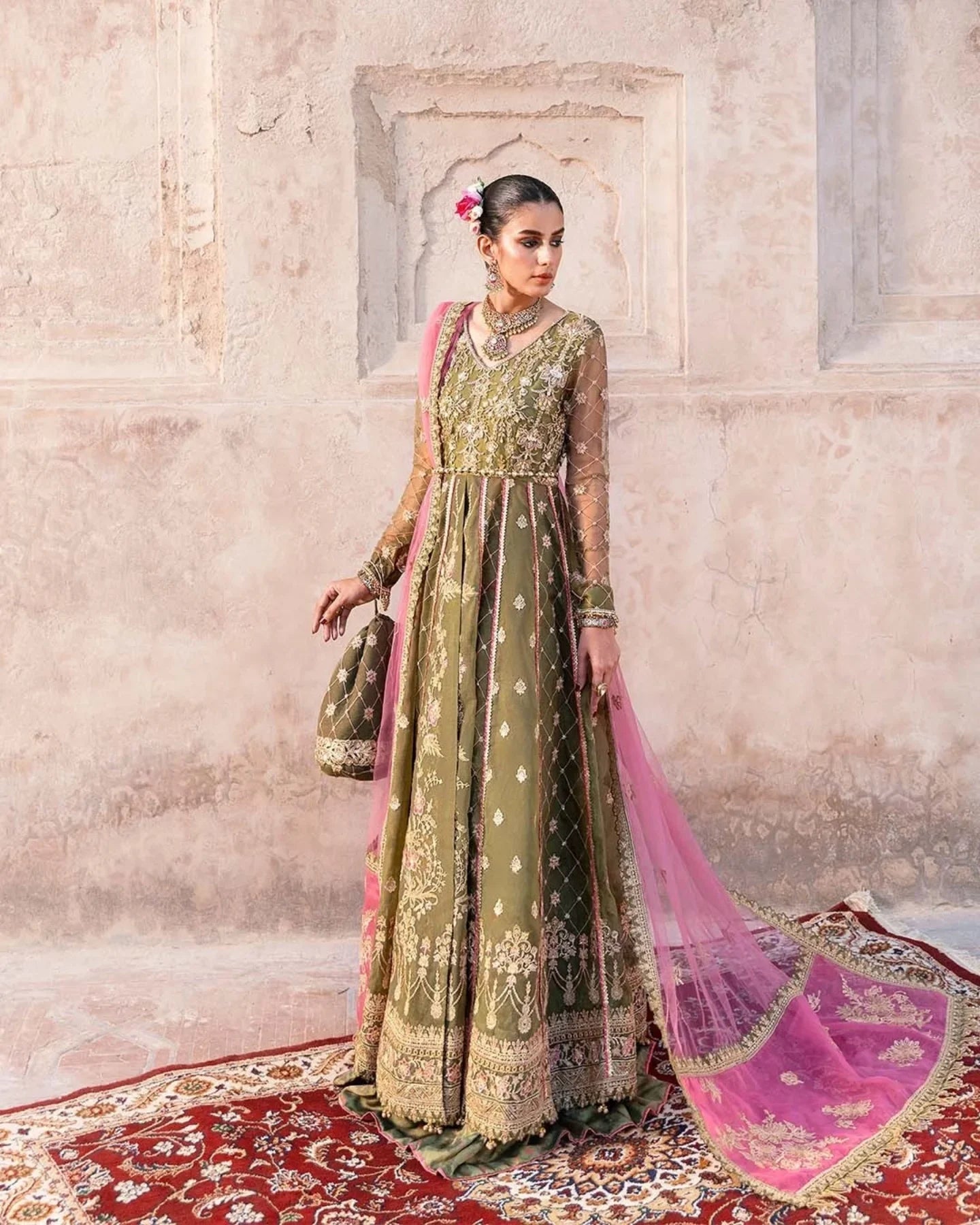 Gulbahar I Arzu Festive Unstitched Collection I Zarqash Secondary image
