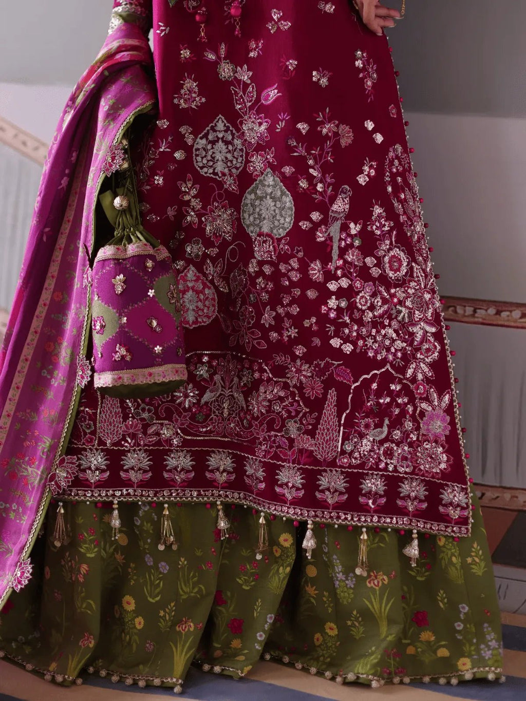 Gulnar | NEOMA FESTIVE UNSTITCHED | REPUBLIC WOMENSWEAR - Portia Fabrics