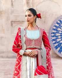 Gulrukh I Arzu Festive Unstitched Collection I Zarqash - Portia Fabrics