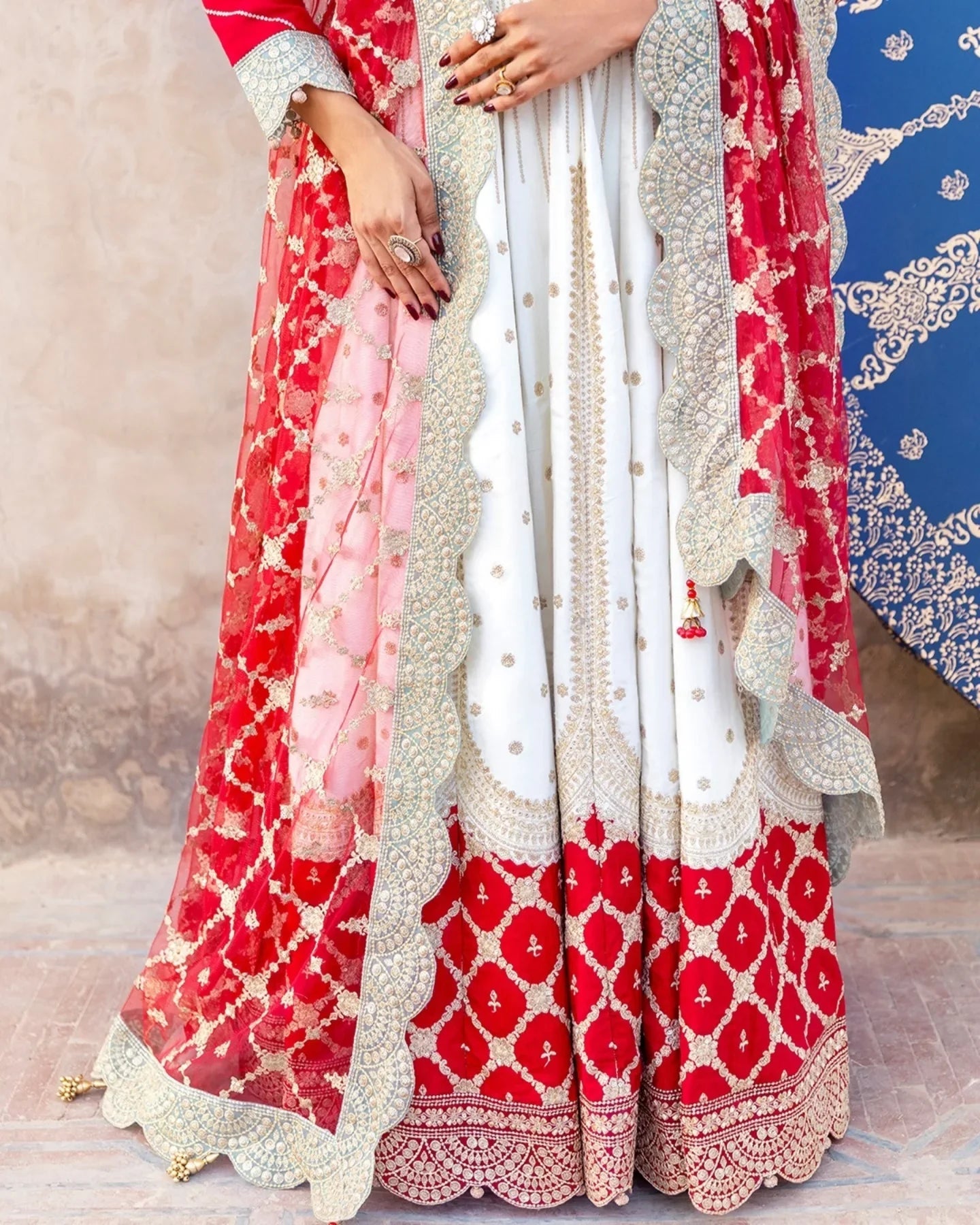 Gulrukh I Arzu Festive Unstitched Collection I Zarqash Secondary image