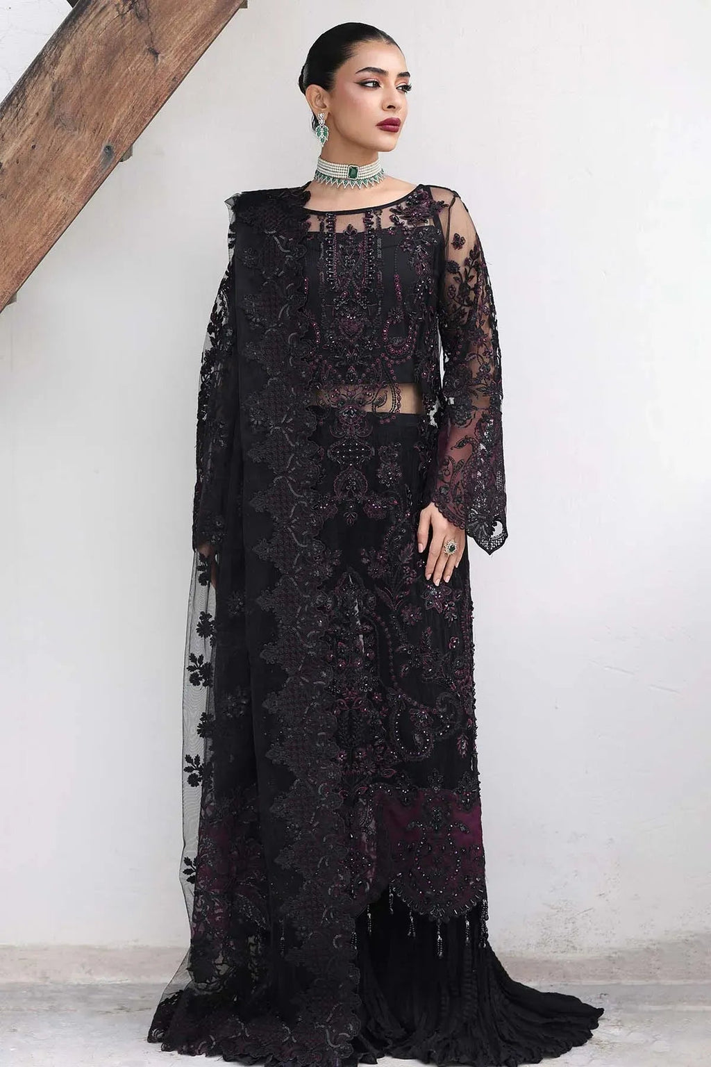 I-237 ASEEL I 𝓢𝓪𝓲𝔂𝓪𝓻𝓪 ~ Luxury Formals ‘25 I Imrozia I Serene - Portia Fabrics