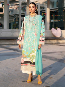BW - 007 | 3 PC LAWN I Broadway Luxury Lawn '26 I MAHNUR