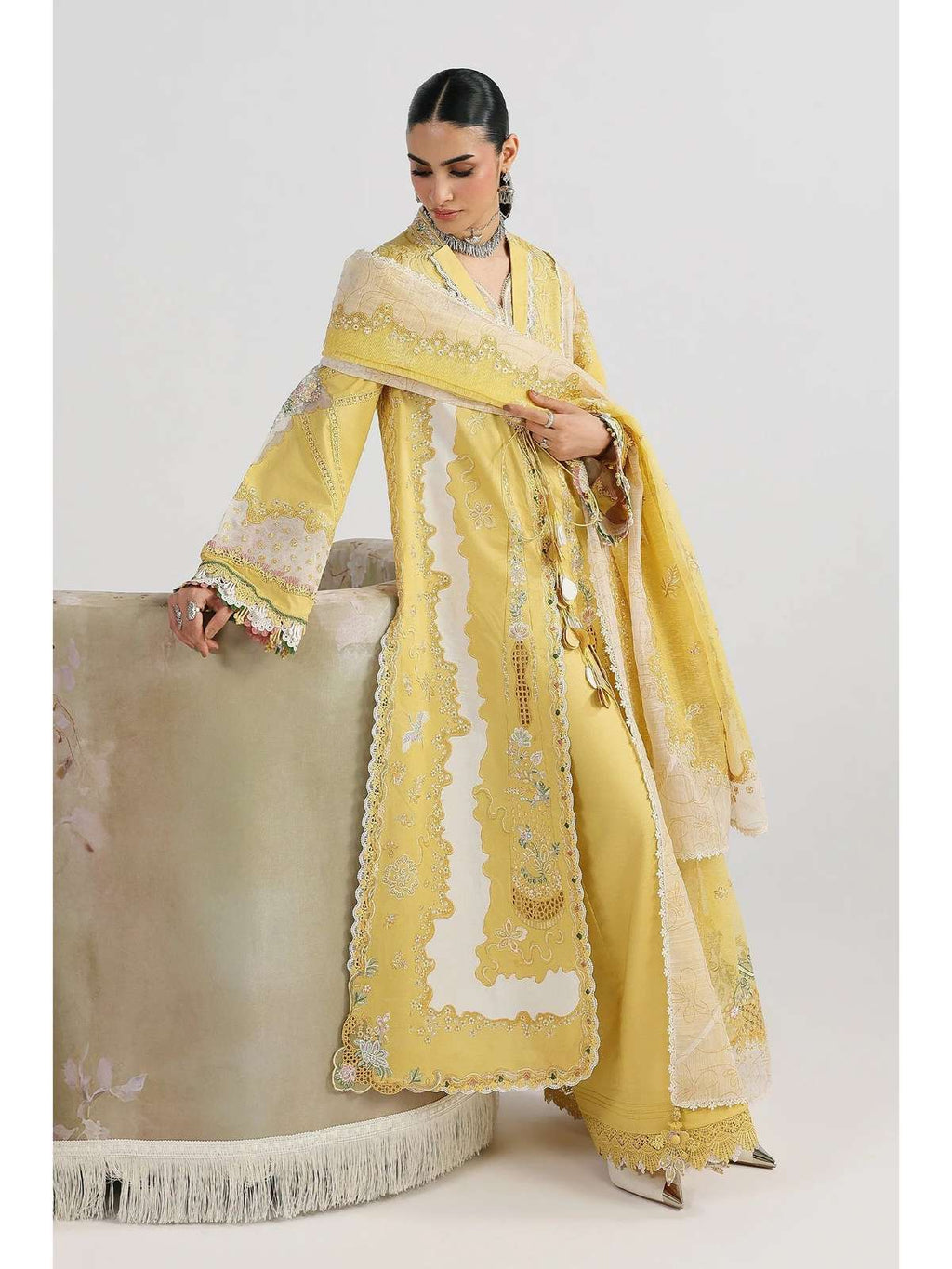 QFL-05 ZARIA | Festive Lawn '26 | Qalamkar
