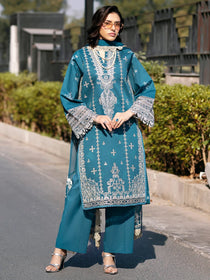 BW - 010 | 3 PC LAWN I Broadway Luxury Lawn '26 I MAHNUR