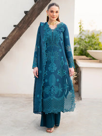 AN-014 | 3 PC Lawn I Angan Embroidered Lawn '26 I MAHNUR