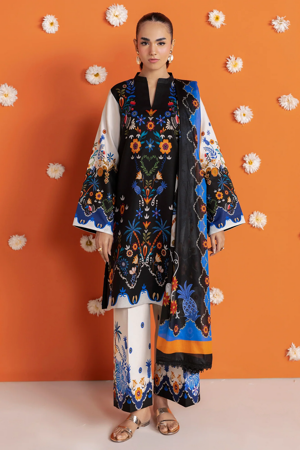 Unstitched Cord 09 I Amal Summer Prints 2Pc I Rajbari