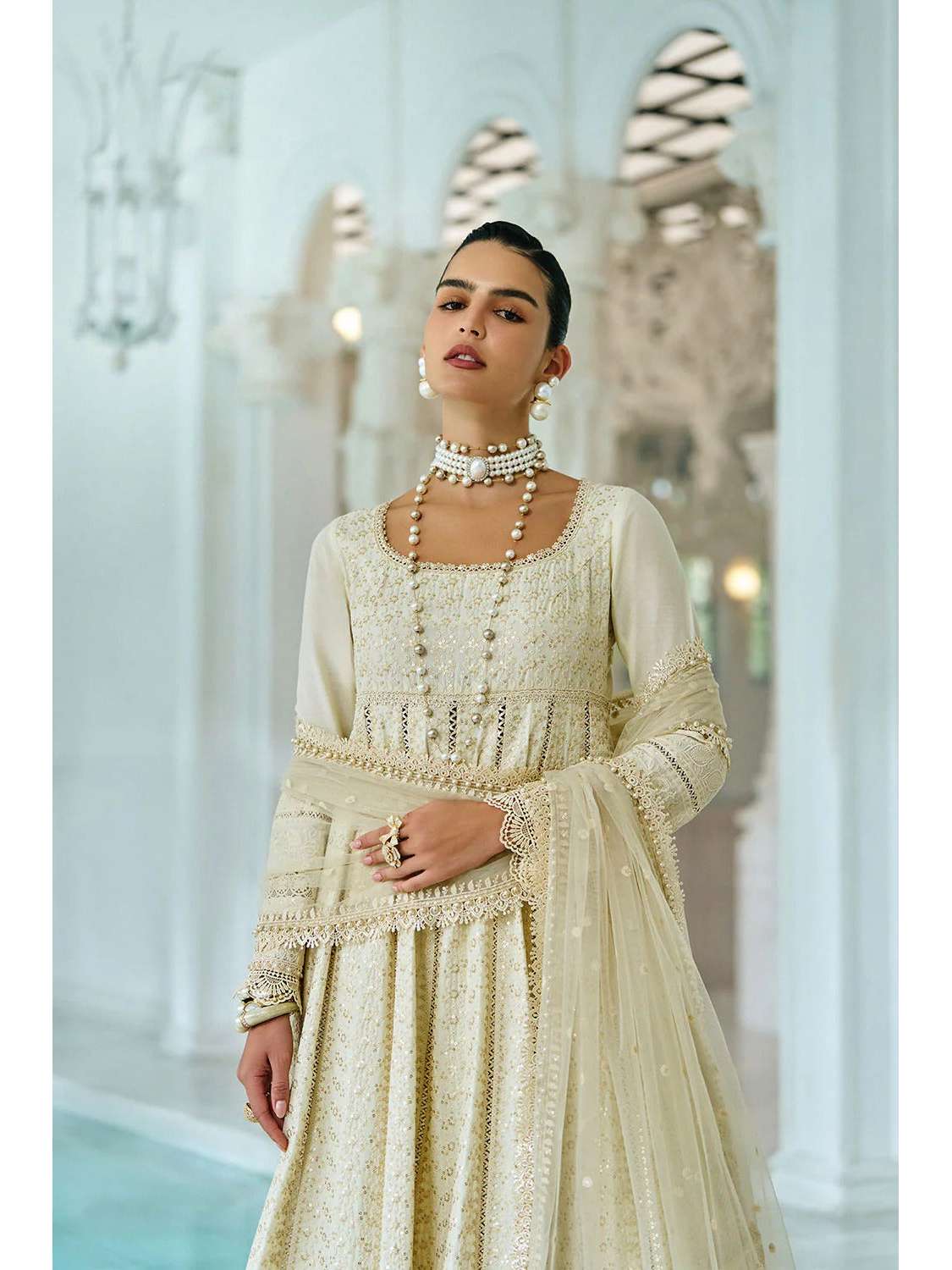 Design 1A I Luxury Lawn Eid Edition 2026 Unstitched I Sobia Nazir
