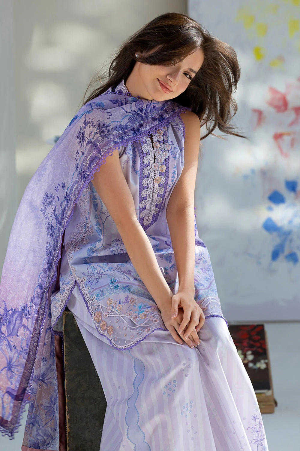 Design 2B I Vital 2026 Unstitched I Sobia Nazir
