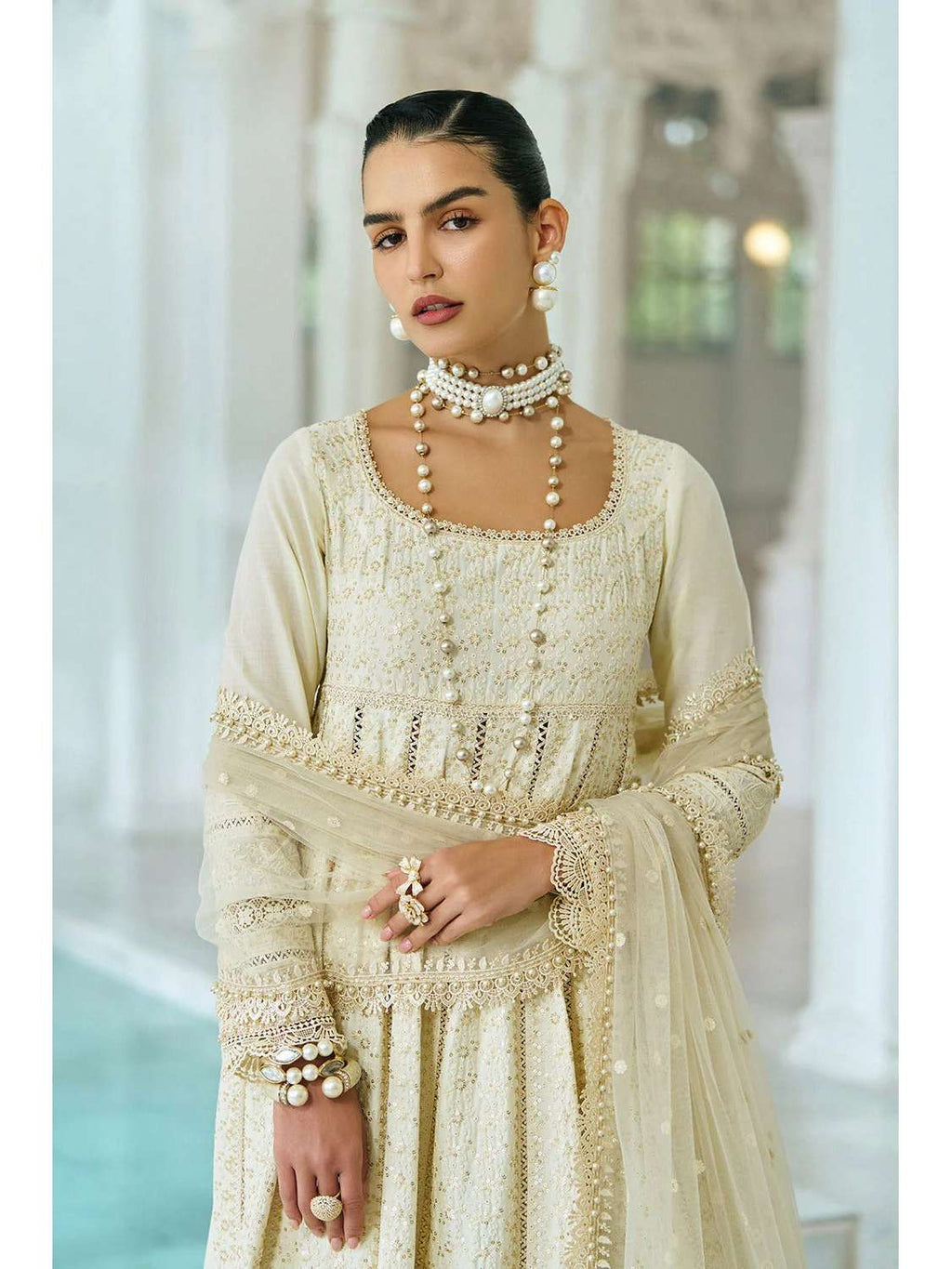 Design 1A I Luxury Lawn Eid Edition 2026 Unstitched I Sobia Nazir