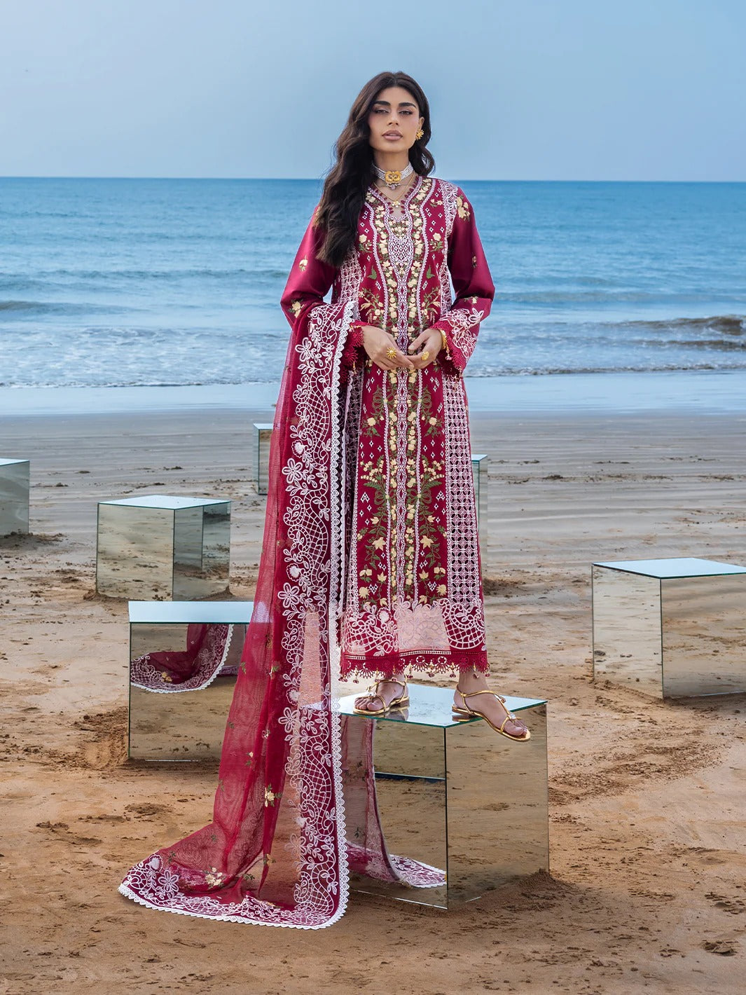 S-011 | Sirene Luxury Lawn '26 I MAHNUR Main image