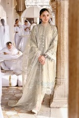SUMMER BREEZE-3PC EMBROIDERED LAWN SUIT I EID LAWN '26 I Cross Stitch