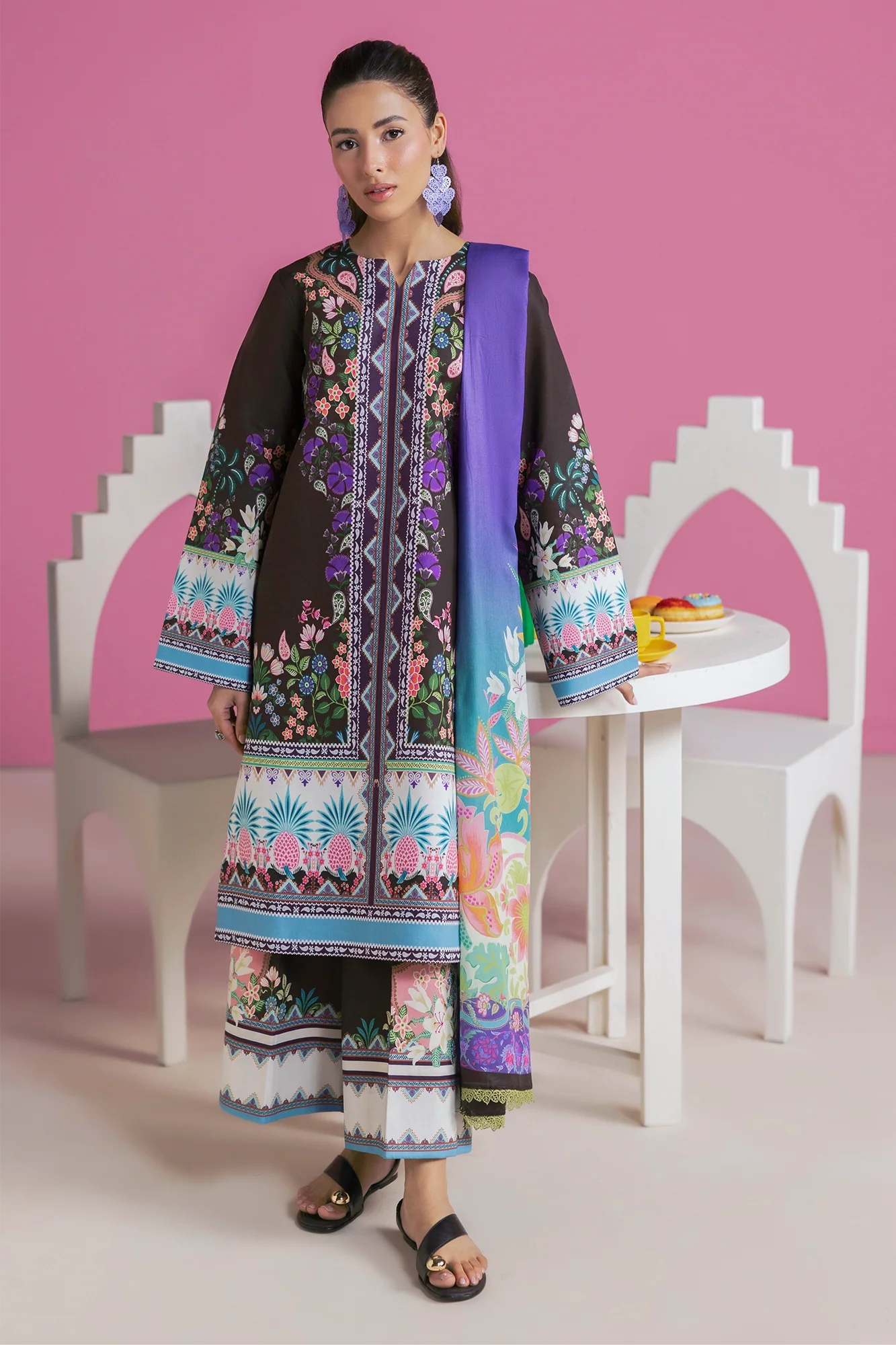Unstitched Cord 13 I Amal Summer Prints 2Pc I Rajbari