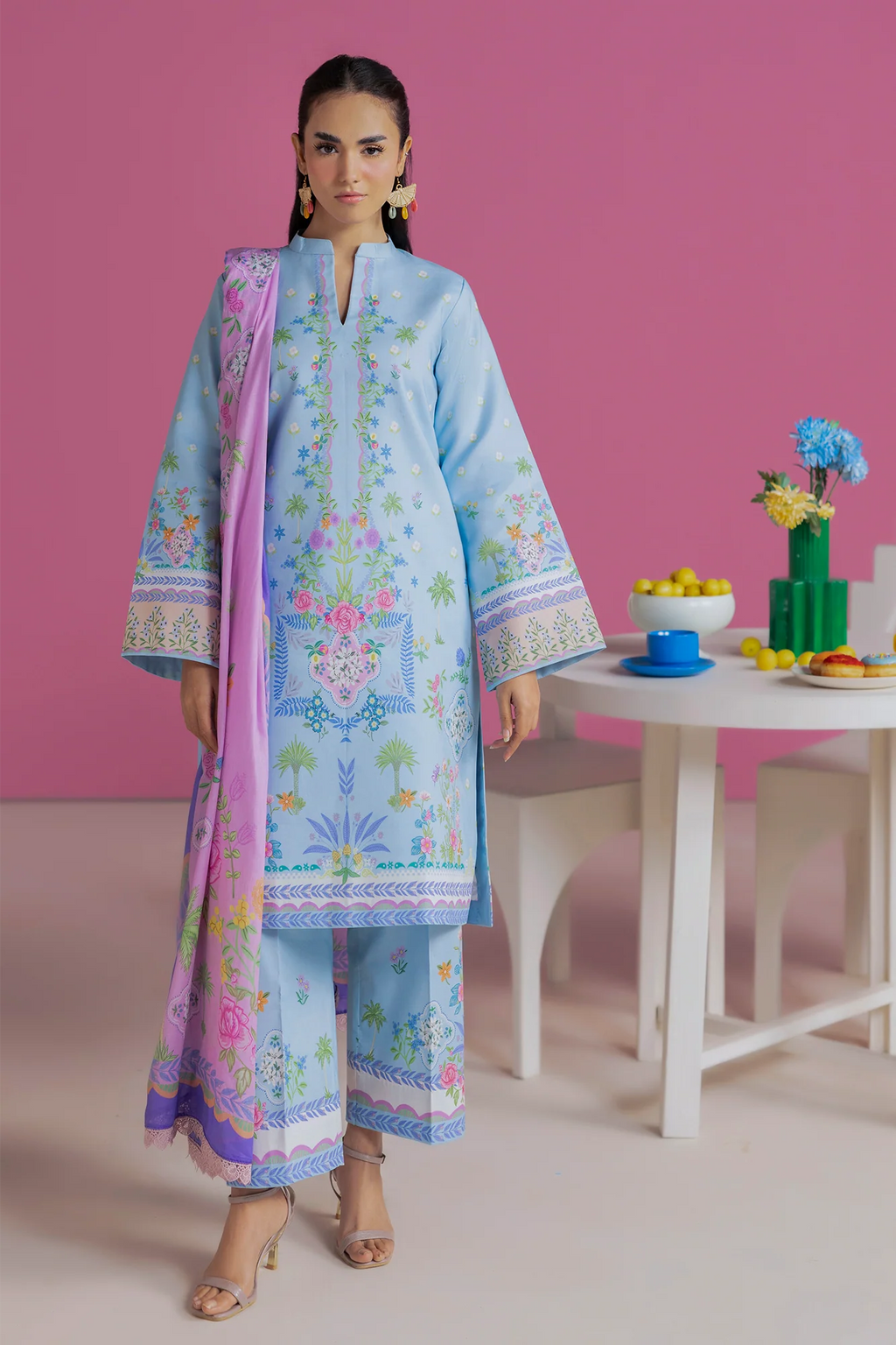 Unstitched Cord 12 I Amal Summer Prints 2Pc I Rajbari
