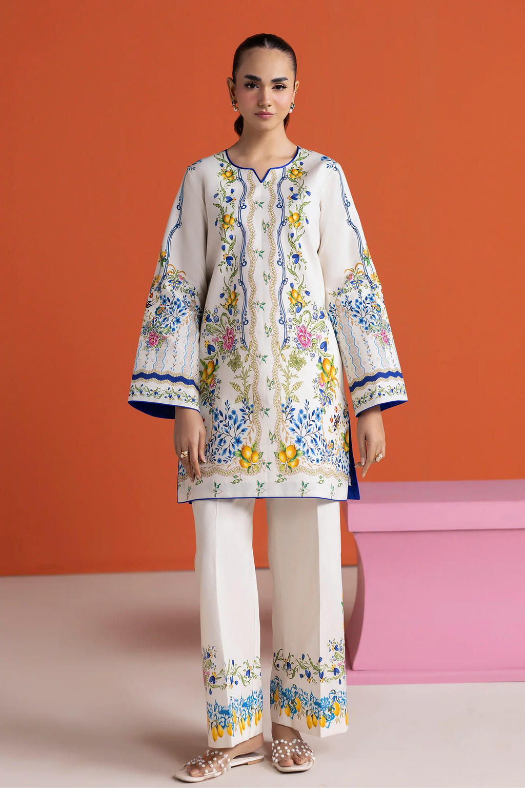 Unstitched Cord 03 I Amal Summer Prints 2Pc I Rajbari