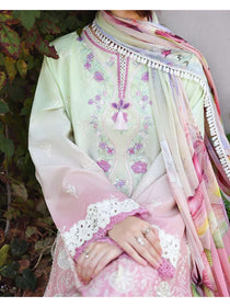 Petal Pull | Solace Ombre Chikankari | Mushq