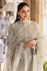 SUMMER BREEZE-3PC EMBROIDERED LAWN SUIT I EID LAWN '26 I Cross Stitch