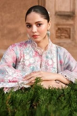 VELVET DUSK-3PC PRINTED & EMBROIDERED LAWN SUIT I EID LAWN '26 I Cross Stitch