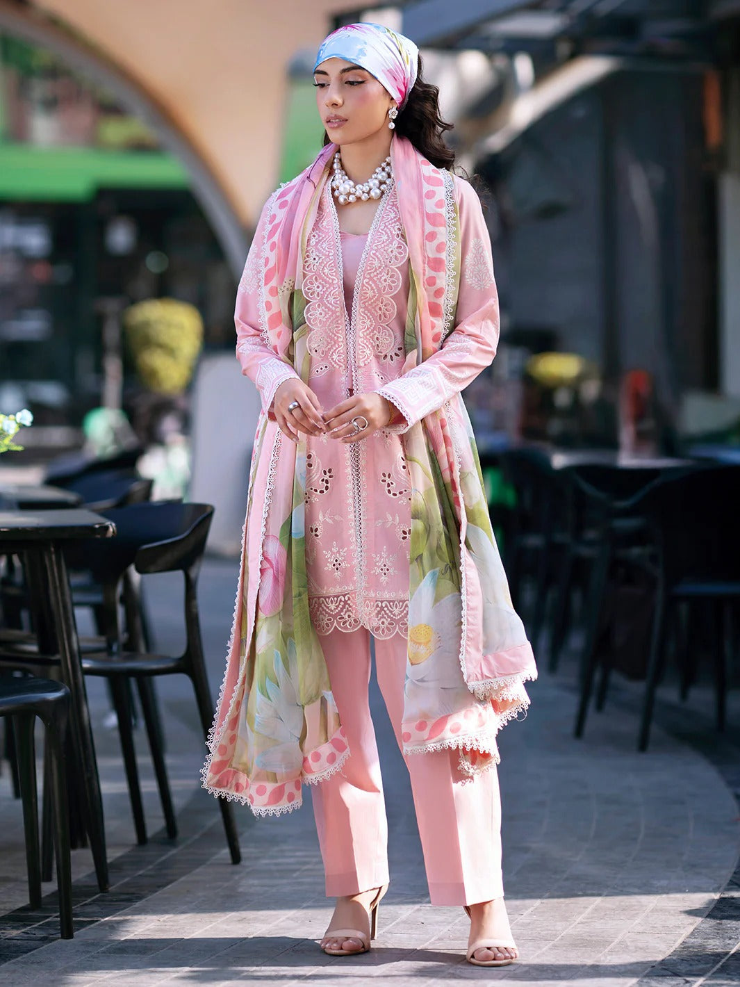BW - 008 | 3 PC LAWN I Broadway Luxury Lawn '26 I MAHNUR