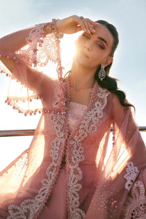 4-B I 3 Piece Unstitched Embroidered Jacquard Lawn Suit I MARIA.B.