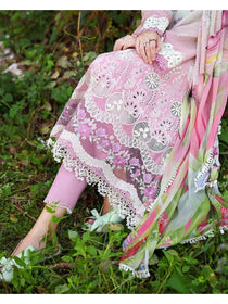 Petal Pull | Solace Ombre Chikankari | Mushq