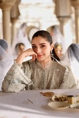 SUMMER BREEZE-3PC EMBROIDERED LAWN SUIT I EID LAWN '26 I Cross Stitch