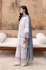 VINTAGE PETAL-3PC PRINTED LAWN SUIT I EID LAWN '26 I Cross Stitch