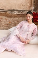 CELESTE FLORA-3PC PRINTED LAWN SUIT I EID LAWN '26 I Cross Stitch