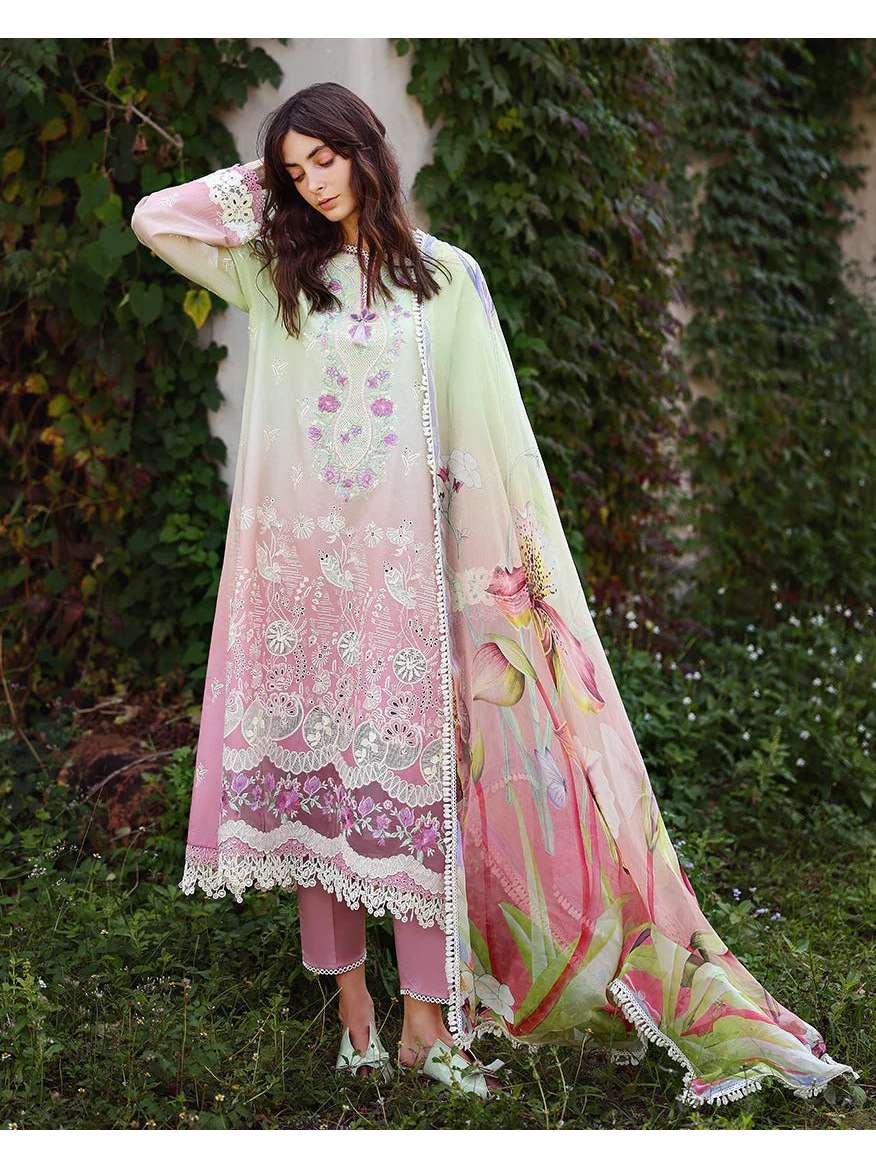 Petal Pull | Solace Ombre Chikankari | Mushq