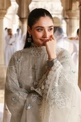 SUMMER BREEZE-3PC EMBROIDERED LAWN SUIT I EID LAWN '26 I Cross Stitch