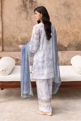 VINTAGE PETAL-3PC PRINTED LAWN SUIT I EID LAWN '26 I Cross Stitch