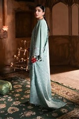 MEADOW MUSE-3PC EMBROIDERED LAWN SUIT I EID LAWN '26 I Cross Stitch