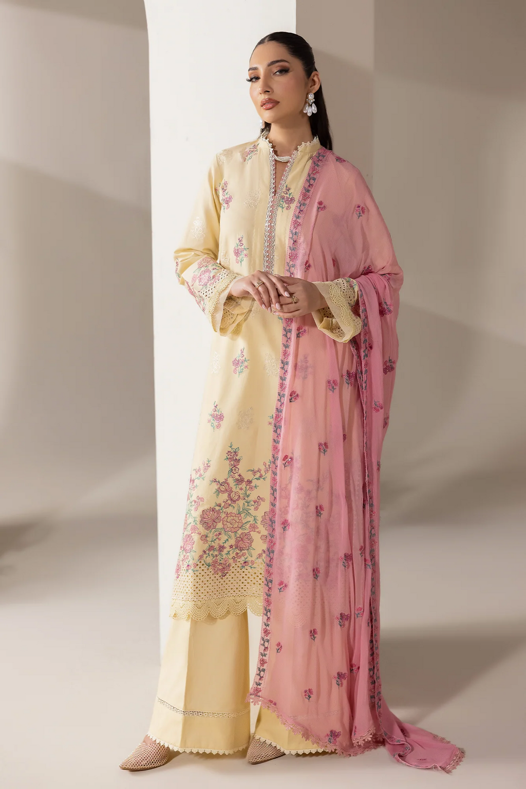 Embroidered Chiffon Dopatta 09 I Premium Edition I RajBari