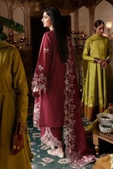 CRIMSON DRAPE-3PC EMBROIDERED LAWN SUIT I EID LAWN '26 I Cross Stitch
