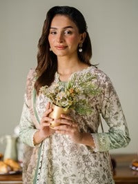 SAGE WHISPER I Unstitched Printed Lawn I Faiza Faisal