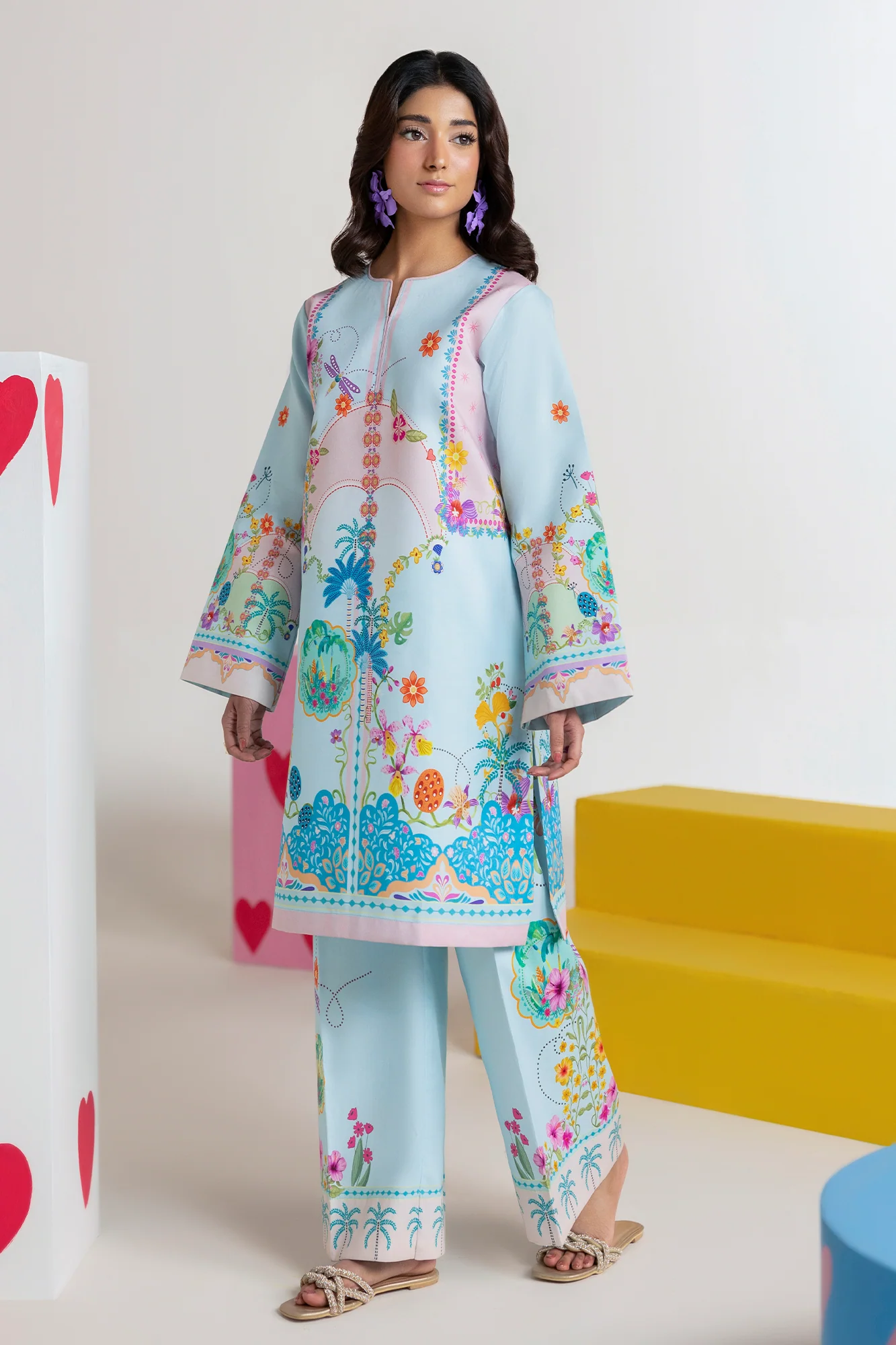 Unstitched Cord 05 I Amal Summer Prints 2Pc I Rajbari
