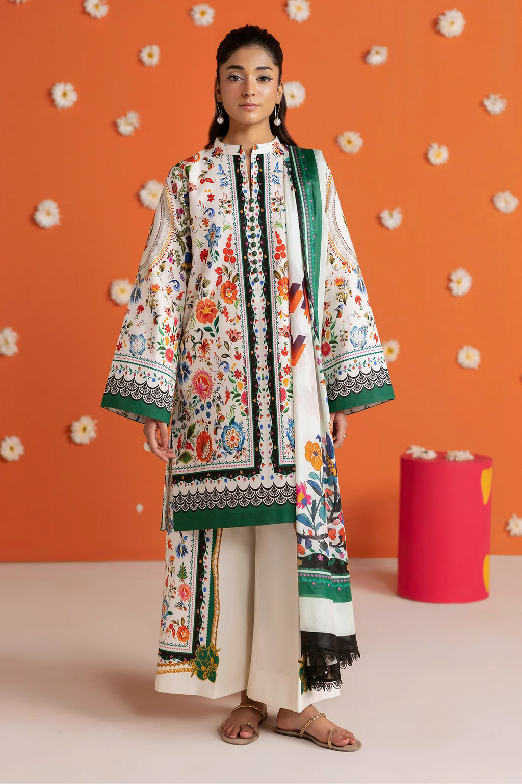 Unstitched Cord 14 I Amal Summer Prints 2Pc I Rajbari