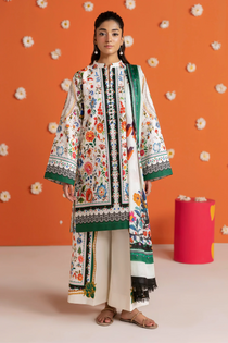 Unstitched Cord 14 I Amal Summer Prints 2Pc I Rajbari