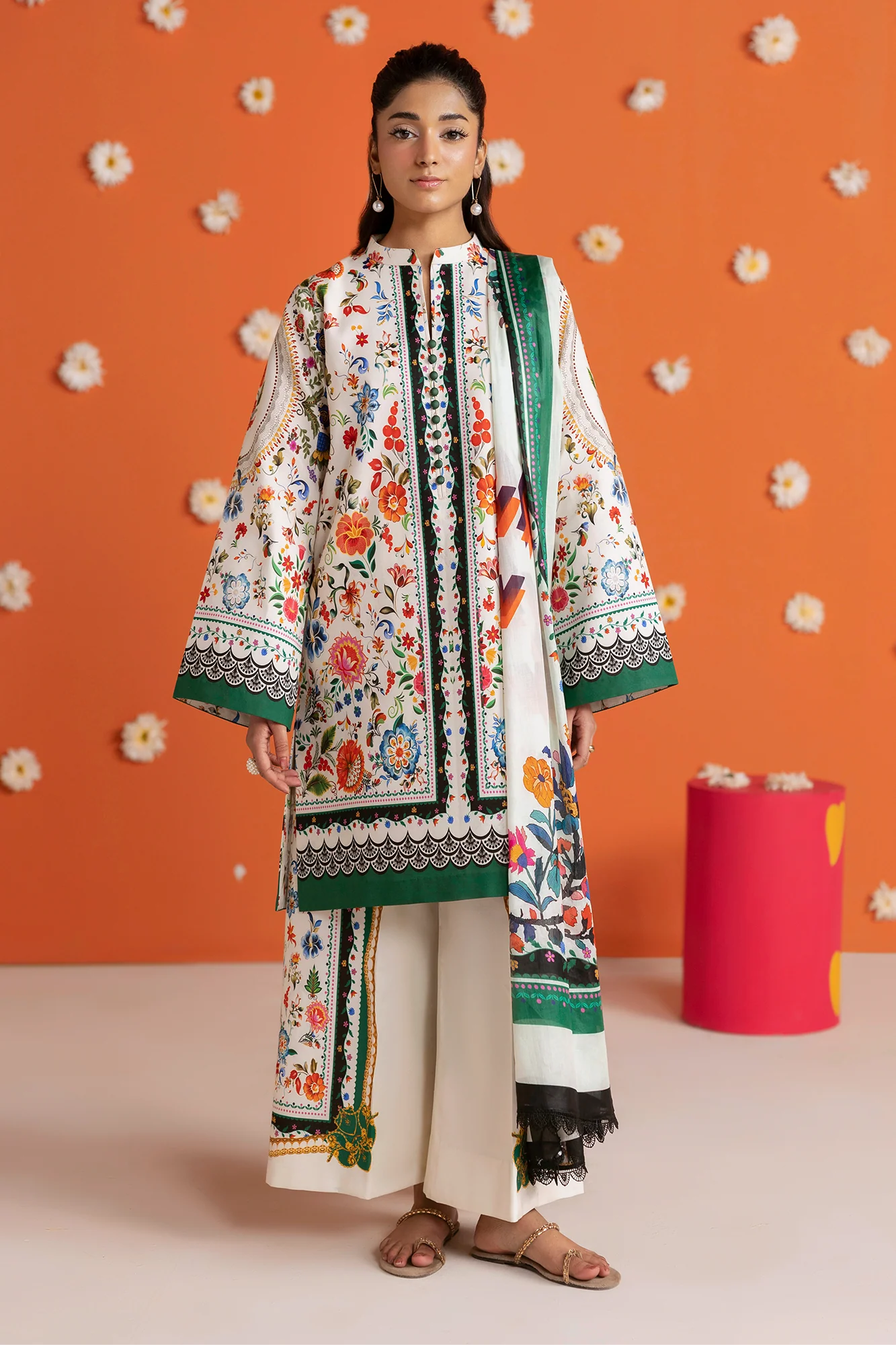 Unstitched Cord 14 I Amal Summer Prints 2Pc I Rajbari