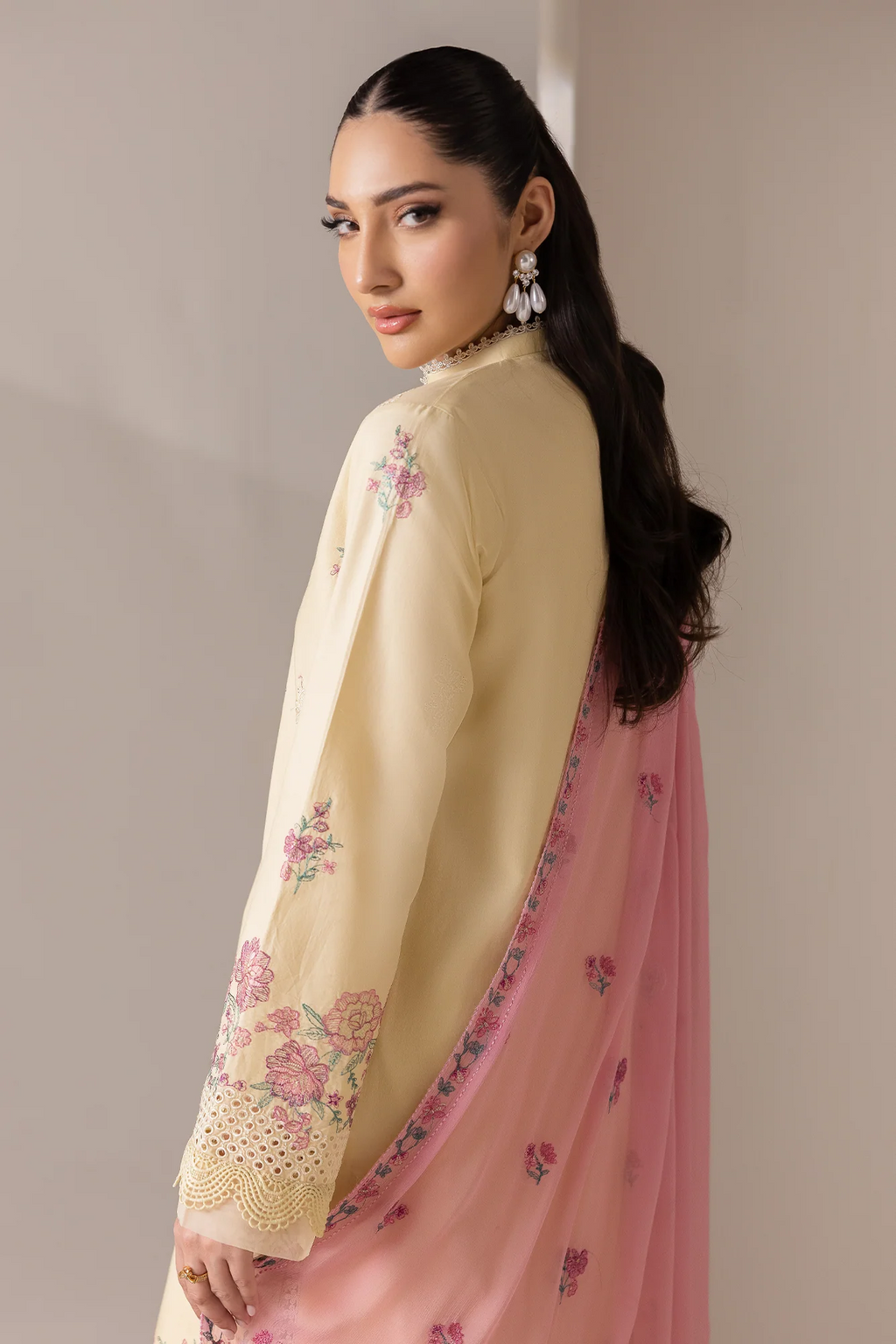 Embroidered Chiffon Dopatta 09 I Premium Edition I RajBari